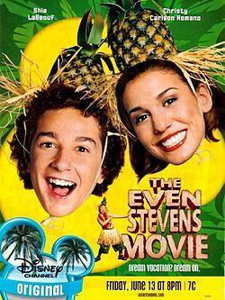 The Even Stevens Disney dvd